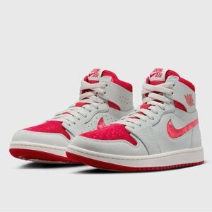 🆕 Nike Women's Jordan 1 High Zoom Air CMFT 2 Valentine's Day Shoes DV1304-106